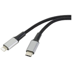 Renkforce RF-4995188 cavo Lightning 2 m Nero