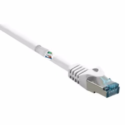 Renkforce RF-5043914, 1 m, Cat6a, S/FTP (S-STP), RJ-45, RJ-45, Bianco