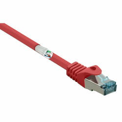 Renkforce RF-5043972 cavo di rete Rosso 1 m Cat6a S/FTP (S-STP)
