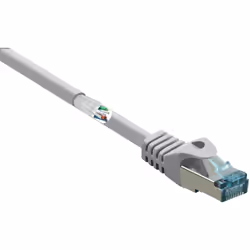 Renkforce RF-5047510, 0,25 m, Cat6a, S/FTP (S-STP), RJ-45, RJ-45, Grigio