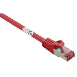 Renkforce RF-5136974 cavo di rete Rosso 1 m Cat6a S/FTP (S-STP)