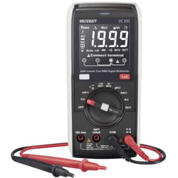 Voltcraft - VC232 Multimetro portatile digitale cat iii 600 v Display (Counts): 2000