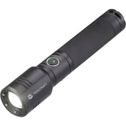 TOOLCRAFT SMD LED Torcia tascabile regolabile, Interfaccia USB, con modalità strobo a batteria ricaricabile 1000 lm 35