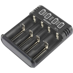 Voltcraft - BC4 Caricabatterie universale LiIon, NiMH Stilo (aa), Ministilo (aaa), 1/2 Torcia (c), Sub-C, 10440, 16340, c