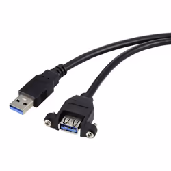 Renkforce RF-5720388 cavo USB USB 3.2 Gen 1 (3.1 Gen 1) 1 m USB A Nero