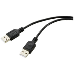Renkforce RF-5771508 cavo USB USB 2.0 1 m USB A Nero