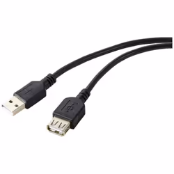 Renkforce RF-5771510, 0,5 m, USB A, USB A, USB 2.0, 0,48 Gbit/s, Nero