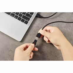 Renkforce RF-5771510 cavo USB USB 2.0 0,5 m USB A Nero