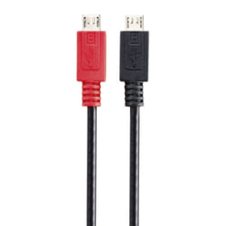 Renkforce RF-5771772 cavo USB USB 2.0 0,3 m Micro-USB B Nero, Rosso