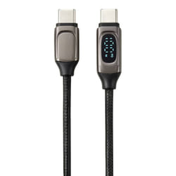 Renkforce RF-6249498 cavo USB USB 2.0 2 m USB C Nero, Metallico