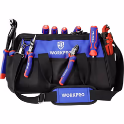 Dettagli tecnici Caratteristiche borsa porta utensili con porta attrezzi Colore Blu, Nero Dimensione del prodotto, larghezza ...