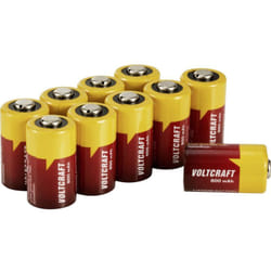 Voltcraft - CR2 Batteria per fotocamera cr 2 Litio 800 mAh 3 v 10 pz.