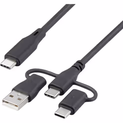 Renkforce RF-6615906, 0,5 m, USB C, USB C, USB 2.0, Nero