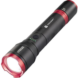Toolcraft - Lampada portatile regolabile, dimensione punto regolabile, con modalità strobo, Interfaccia usb Batterie rica