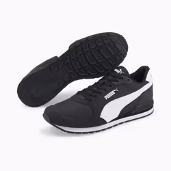 PUMA 384857_01_44 scarpa sportiva Maschio Nero, Bianco - Vista aggiuntiva 2
