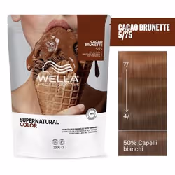 Wella Supernatural Color 5/75 Velvet Brunette 120g - Vista aggiuntiva 4