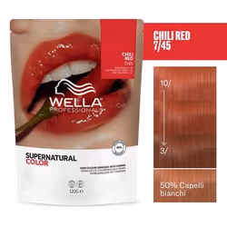 Wella Supernatural Color 7/45 Chili Red 120g - Vista aggiuntiva 2
