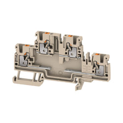 Weidmüller A2T 2.5 EM3 D/0 morsettiera 1 Beige