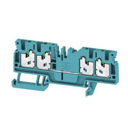 Weidmüller S4C 2.5 BL morsettiera 4 Blu, Verde