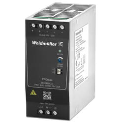 Weidmüller PRO BAS 480W 24V 20A alimentatore per computer Nero