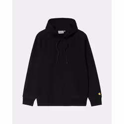 Carhartt I033661_00F_XX_M, Adulto, Maschio, Felpa, Black, M, Cotone, Poliestere