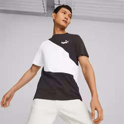 PUMA 673380_01_L, Adulto, Maschio, Black, L, Girocollo, Vestibilità regolare