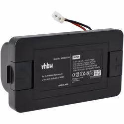 vhbw - the clever way - Batteria ricaricabile di ricambio, compatibile e di alta qualità, ad alta capacità, per robot aspirap ...