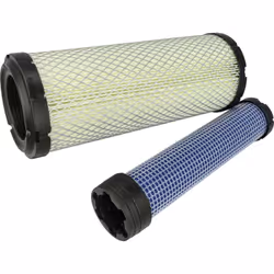 Set di filtri di alta qualità per il motore di macchine edili Con questo set da 2 pezzi di vhbw si possono sostituire rapidam ...