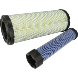 Set di 2 filtri compatibile con Takeuchi tb 135 motore di macchine edili - 1x filtro interno, 1x filtro esterno - Vhbw