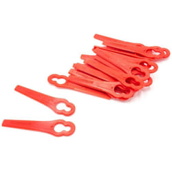 Vhbw - 20x Lama di ricambio compatibile con Einhell gc-bg-ct 18/1 Li, gc-ct 18/24 Li p tagliabordi - rosso, in plastica