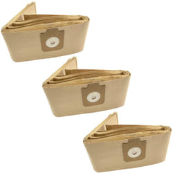 30x sacchetto compatibile con Euroclean Panther uz 920 / UZ920, 93, 930 s aspirapolvere - carta, 95,5cm x 17cm color sabbia - Vhbw