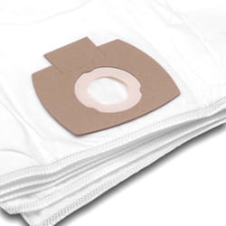 vhbw 50x sacchetti compatibile con Makita 446L, VC2010L, VC2021L, VC2511, VC2512L, VC3011L aspirapolvere - in microfibra, bianco