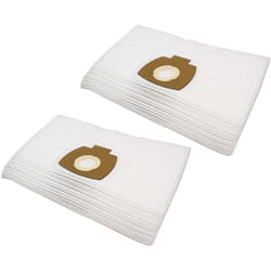 20x sacchetti compatibile con Nilfisk / Alto / Wap / Kew Aero 20, 20-01, 20-11, 20-21, 20 - Serie, 25 aspirapolvere - in microfibra, bianco - Vhbw