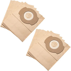 10x sacchetti compatibile con Bosch EasyVac 3 aspirapolvere - in carta, 18.1cm x 15,2cm, marrone - Vhbw