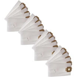 20x sacchetto dell'aspirapolvere compatibile con Columbus st 7 aspirapolvere - in microfibra, 40,8cm x 22,8cm, bianco - Vhbw