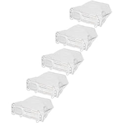 50x sacchetto compatibile con Vorwerk folletto VK135, VK135SC, VK136, vk 135, vk 136 aspirapolvere - in microfibra, 31cm x 23cm, bianco - Vhbw