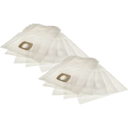 vhbw 10x sacchetto compatibile con Flex VC 25 L MC, VC 21 L MC, VC 35 L AC, S34, VC 26 L MC, S36, S47 aspirapolvere - 44cm x 33cm Bianco