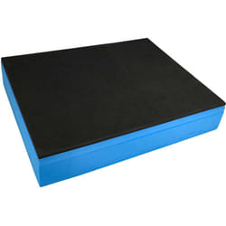 Inserto compatibile con Bosch Sortimo L-Boxx cassette degli attrezzi - schiuma rigida / schiuma pe, blu / grigio antracite, 60mm - Vhbw
