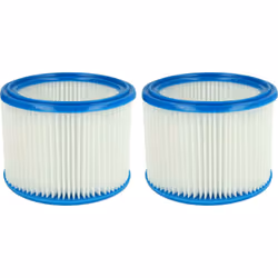 vhbw - the clever way Set di 2x filtro rotondo per aspirapolvere, aspiratore umido/secco e aspiratore industriale - Facile e ...