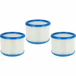 vhbw - the clever way Set di 3x filtro rotondo per aspirapolvere, aspiratore umido/secco e aspiratore industriale - Facile e  ...