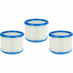 vhbw - the clever way Set di 3x filtro rotondo per aspirapolvere, aspiratore umido/secco e aspiratore industriale - Facile e ...