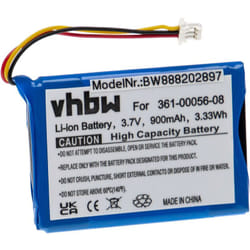 Vhbw - batteria compatibile con Garmin DriveSmart 65 navigatore gps (900mAh, 3,7V, Li-Ion)