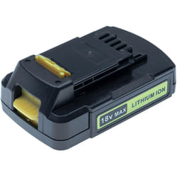 Vhbw - batteria compatibile con Stanley FMC770B-XE, LB2X4020, LBX20, LBXR20, PCC680L, PCC685L attrezzi da lavoro (2000 mAh, Li-Ion, 18 v)