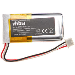 Vhbw - batteria sostituisce Sennheiser AHB571935PCT-03, 586477, 573695 per amplificatore stereo multimediale (350mAh, 3,7V, Li-Poly)