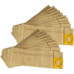 20x sacchetto compatibile con Sebo Automatic X3, Automatic X4, Automatic X5 aspirapolvere - carta, 23,5cm x 15,5cm, color sabbia - Vhbw