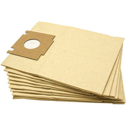 10x sacchetto dell'aspirapolvere compatibile con Rowenta z 727 Tonixo, zr 455, ZR-455, ZR455 aspirapolvere - in carta, 23cm x 18cm, color sabbia