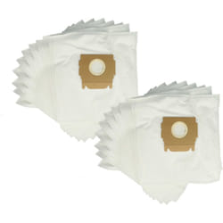 20x sacchetto compatibile con Moulinex Power Class cl 1, cl 2, cl 3, cl 4, cl 5 aspirapolvere - in microfibra, 29cm x 20,5cm, bianco - Vhbw