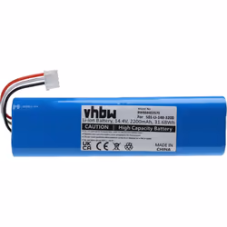 vhbw - the clever way - Batteria ricaricabile di ricambio, compatibile e di alta qualità, ad alta capacità, per robot aspirap ...