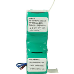 Vhbw - batteria sostituisce iRobot 4720110, Combo per home cleaner (3000mAh, 12V, NiMH)