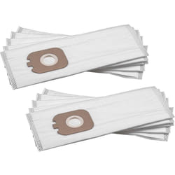 Vhbw - 10x sacchetto compatibile con Rowenta Powerline RH7855WA aspirapolvere - in microfibra, 30cm x 13cm, bianco